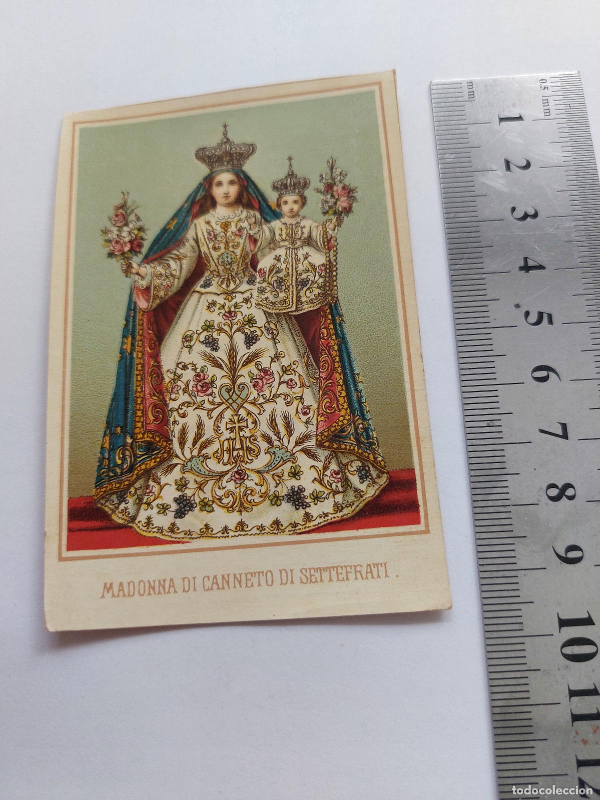 Postales: Estampa religiosa de la Madonna di Canneto en Settefrati