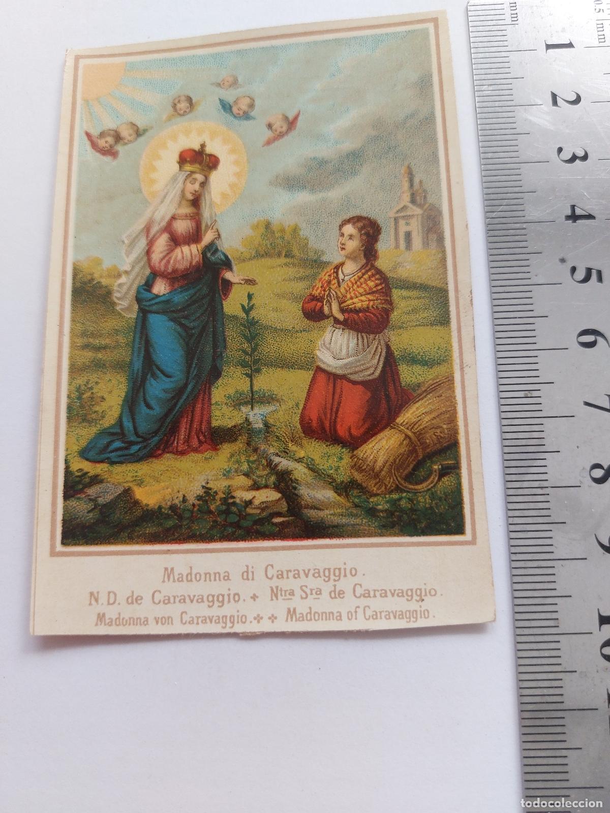 Postales: Estampa religiosa Madonna di Caravaggio
