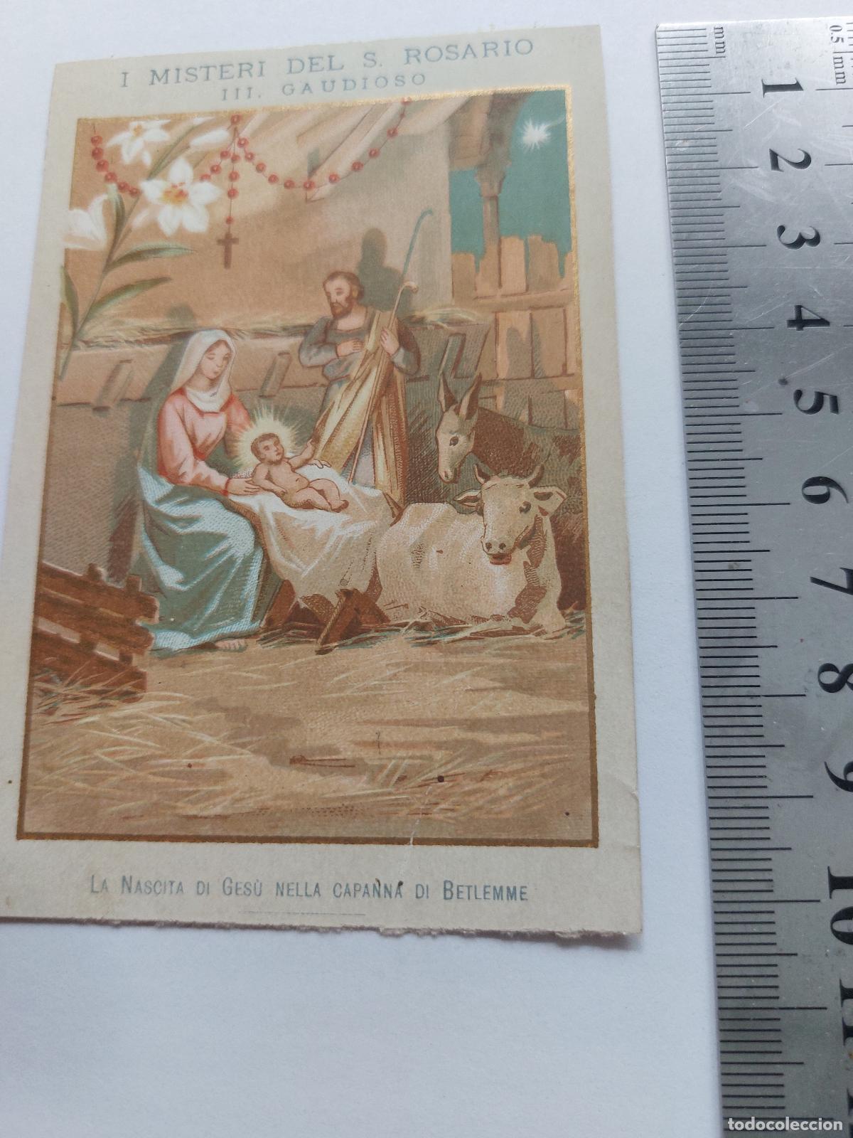Postales: Estampa del Nacimiento de Jes&uacute;s en el Bel&eacute;n