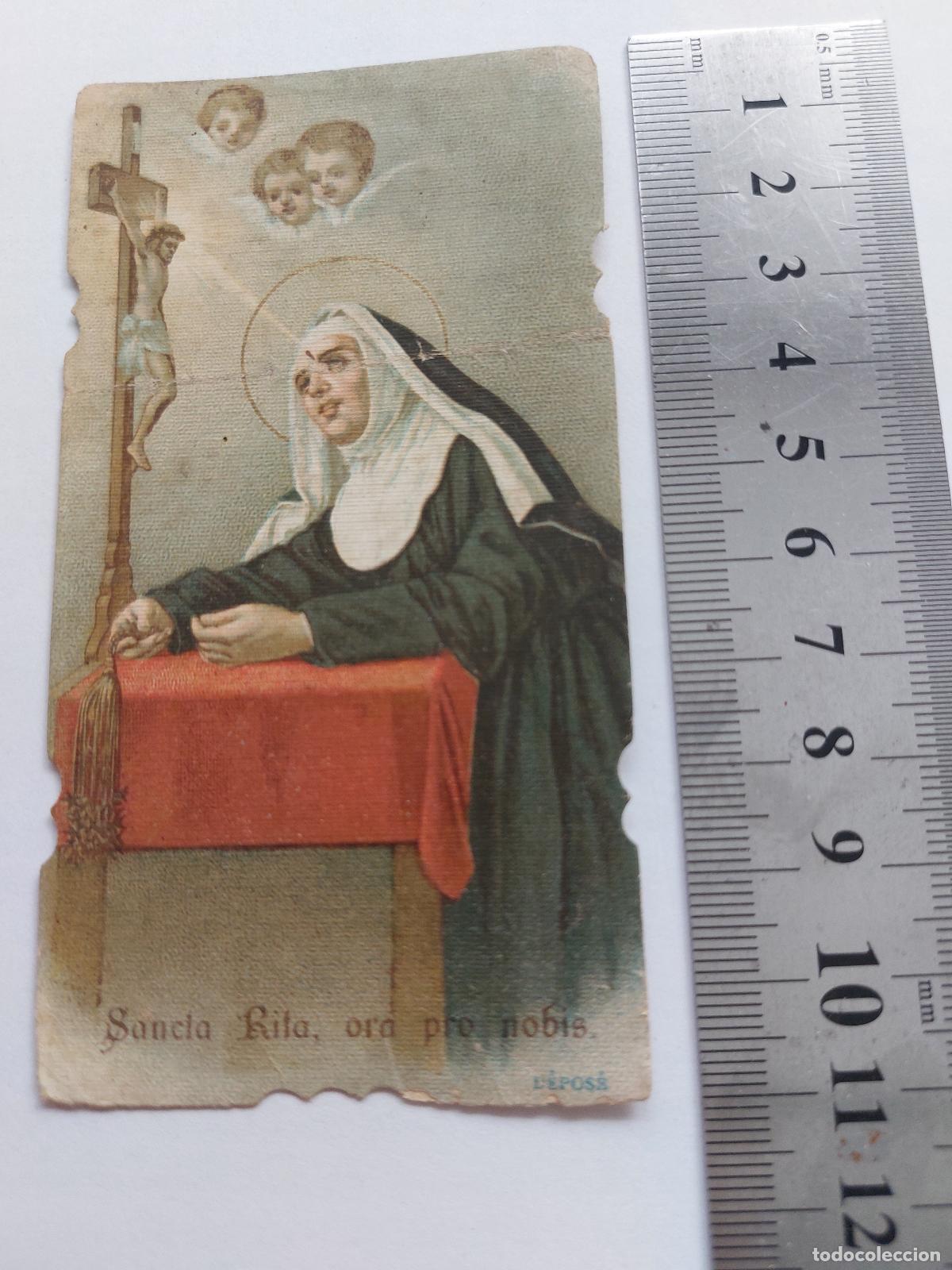 Postales: Estampa religiosa de Santa Rita de Cascia
