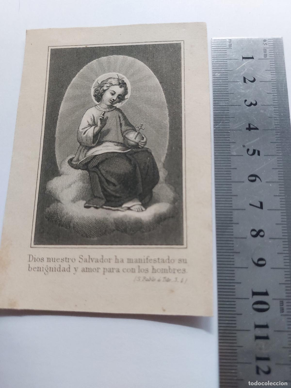 Postales: Estampa religiosa con imagen de Jes&uacute;s ni&ntilde;o