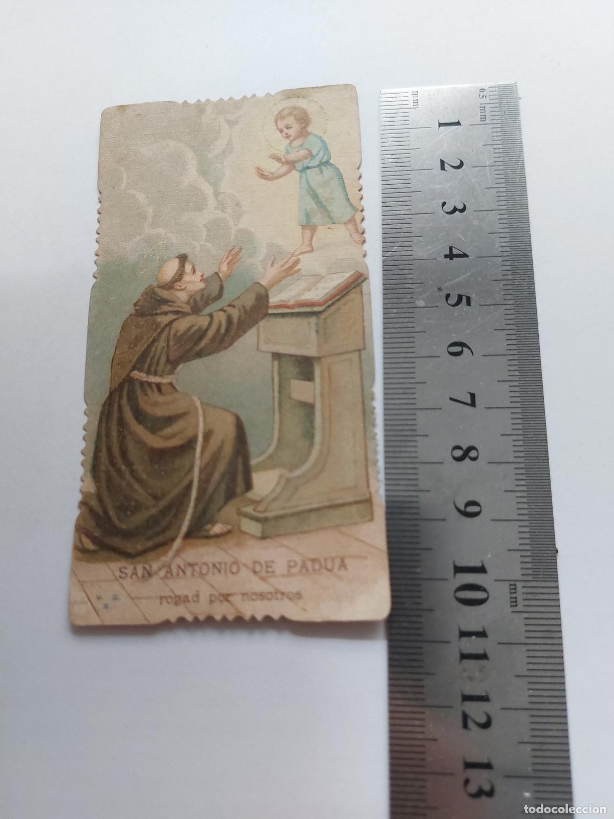 Postales: Estampa religiosa de San Antonio de Padua