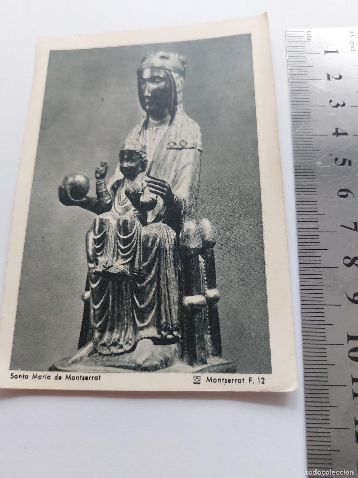 Postcards: Estampa de la Virgen de Montserrat, patrona de Catalu&ntilde;a