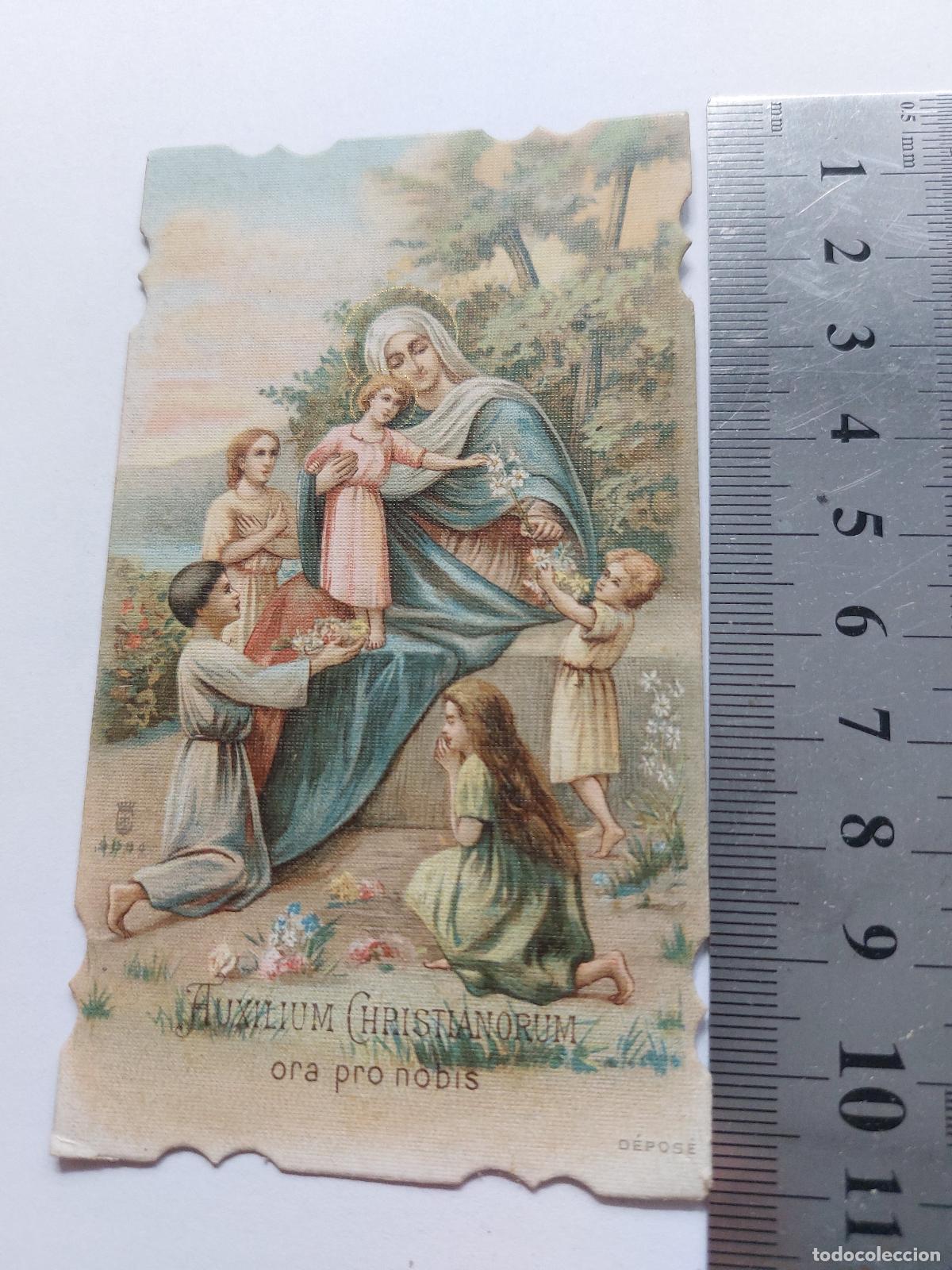 Postales: Estampa religiosa Auxilium Christianorum