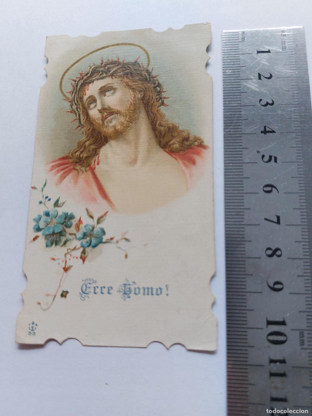 Postales: Estampa con imagen de Ecce Homo