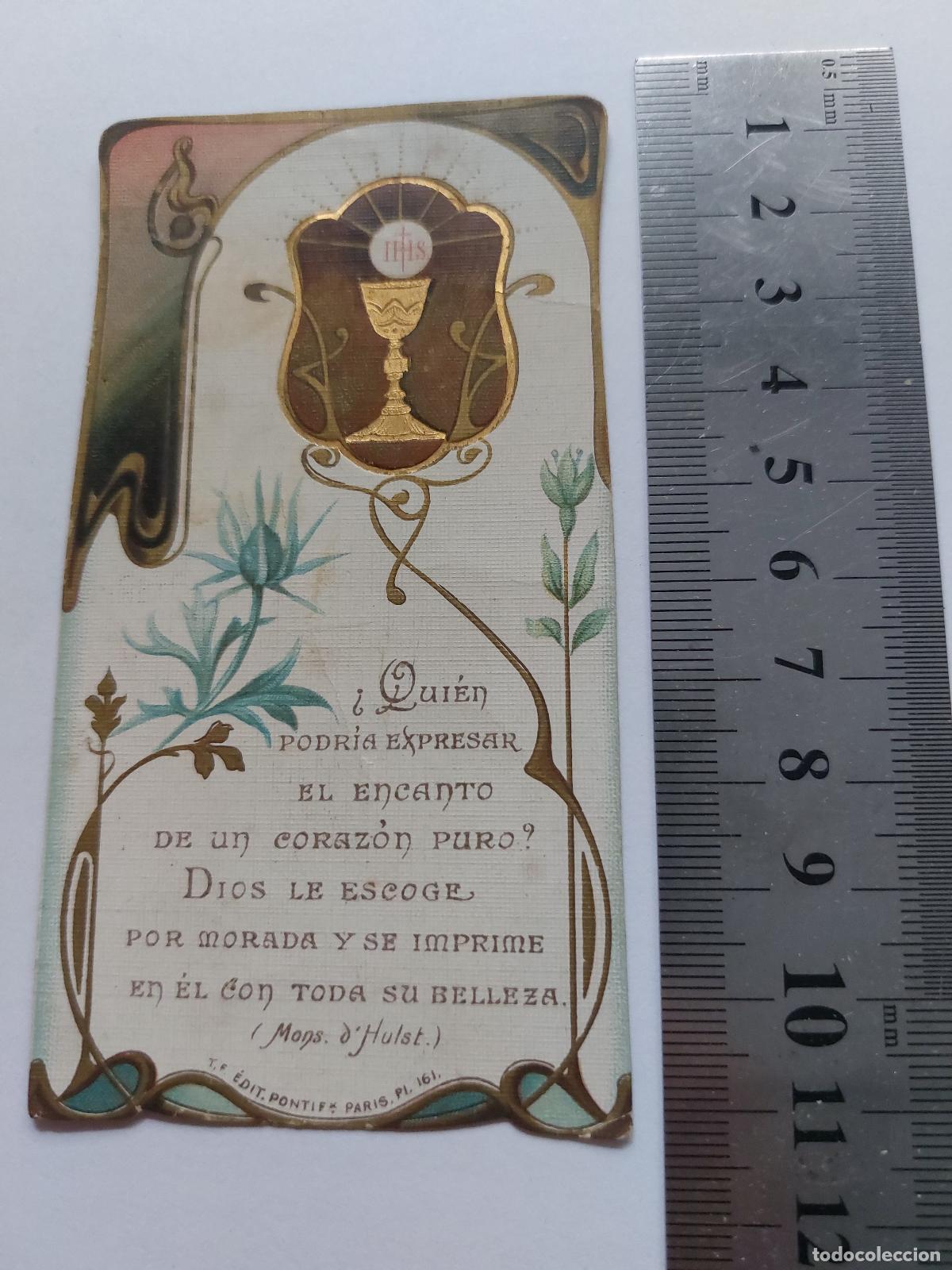 Postales: Estampa religiosa con c&aacute;liz y hostia, arte sacro
