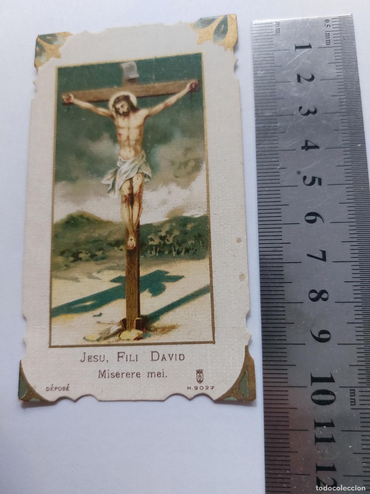 Postales: Estampa religiosa estampa Jesucristo en la cruz Jesu Fili David