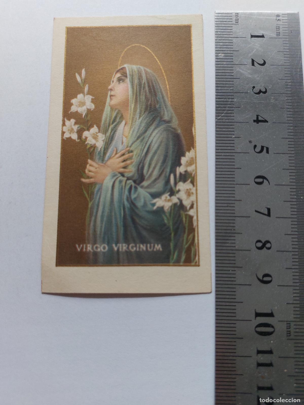 Postales: Estampa de arte religioso Virgo Virginum Virgen Mar&iacute;a