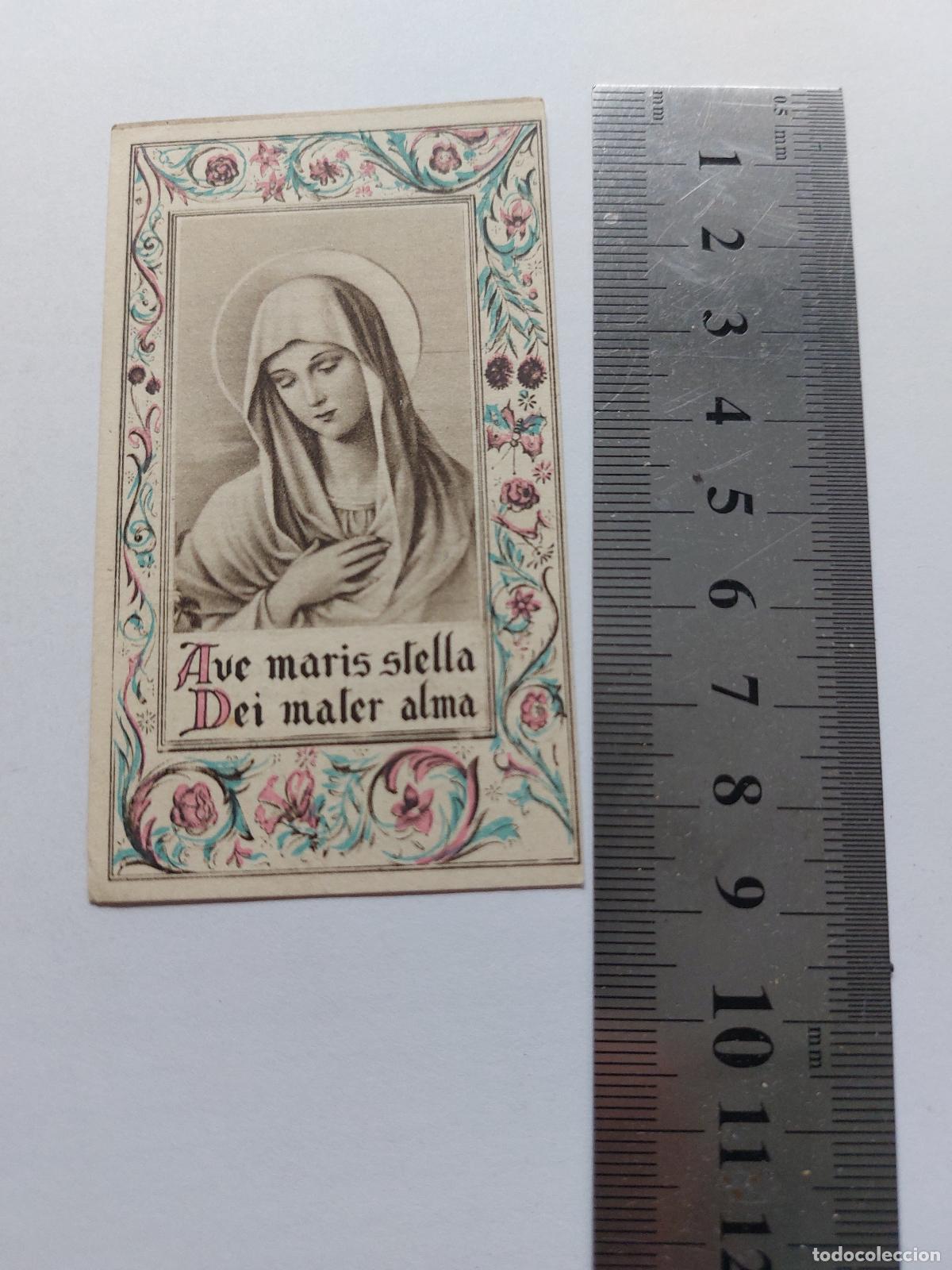 Postales: Estampa religiosa estampa de la Virgen Inmaculada de Barcelona