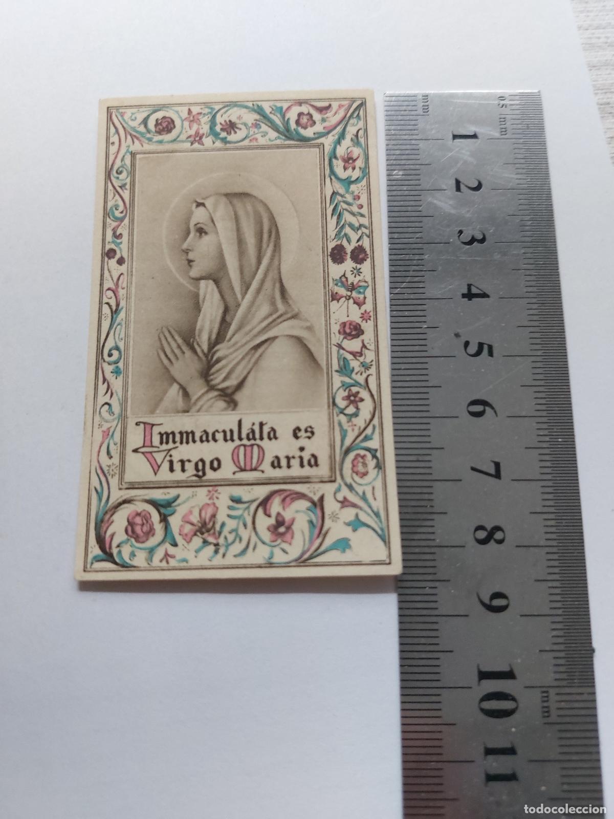 Postales: Estampa Estampa religiosa Novena a Mar&iacute;a Inmaculada de Barcelona