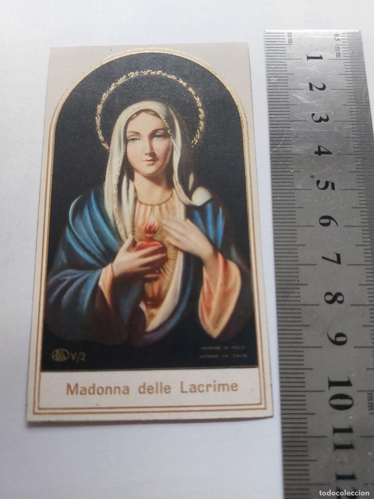 Postales: Estampa de la Madonna delle Lacrime de Siracusa
