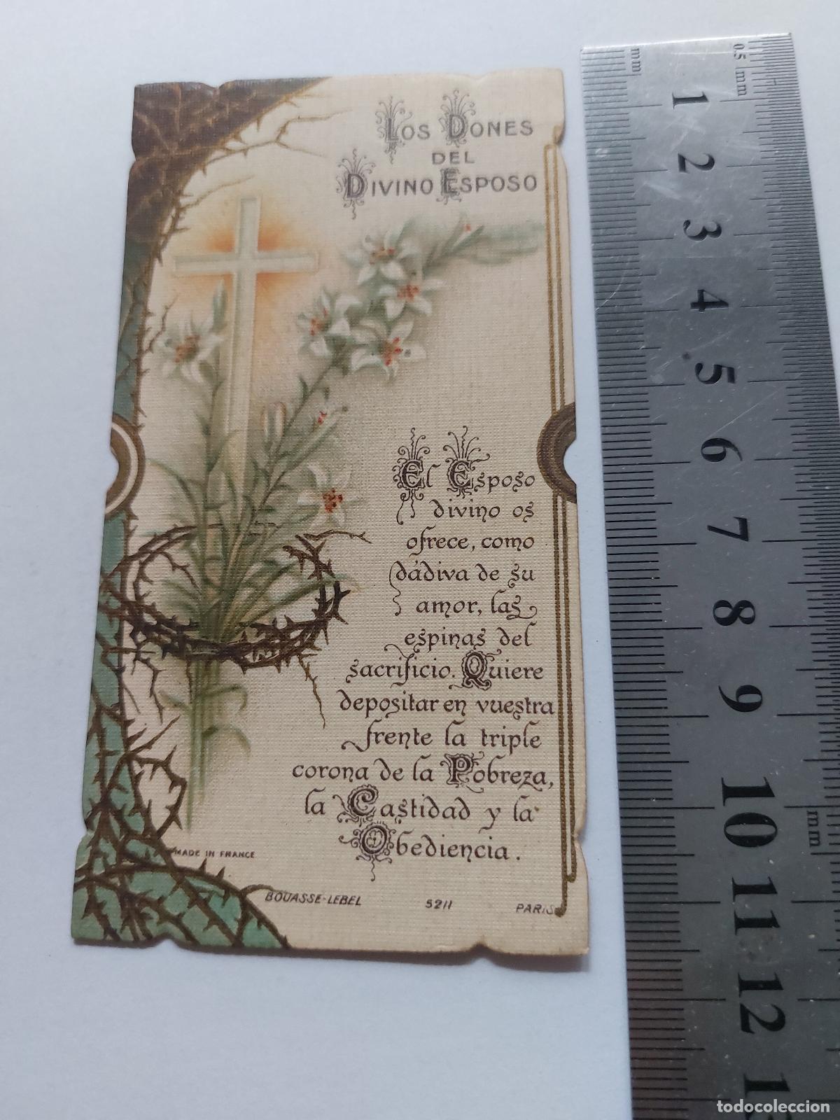Postales: Estampa devocional con imagen religiosa Los Dones del Divino Esposo