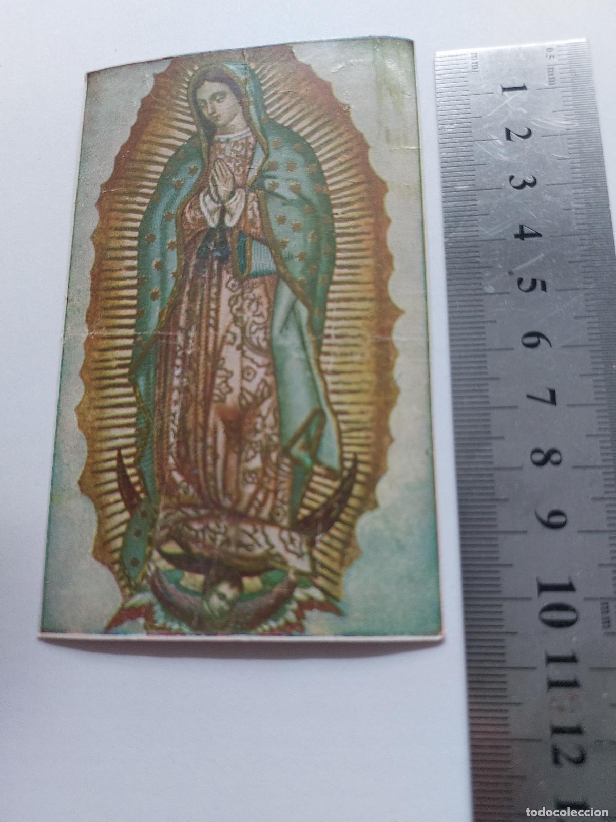 Postales: Estampa de la Virgen de Guadalupe, representaci&oacute;n religiosa ic&oacute;nica
