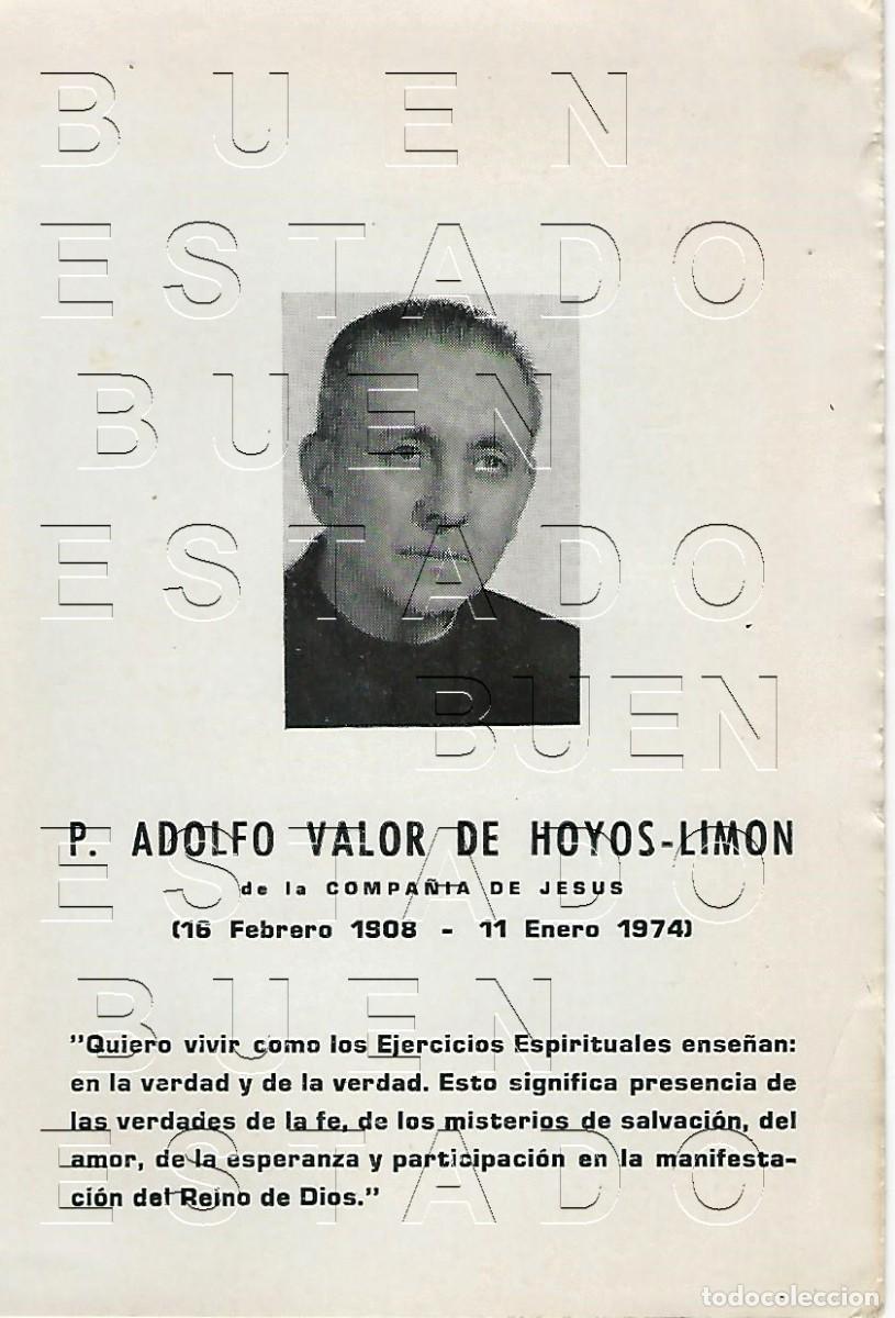 Postales: PADRE ADOLFO VALOR DE HOYOS LIMON JESUITA COMPA&Ntilde;IA DE JESUS M43