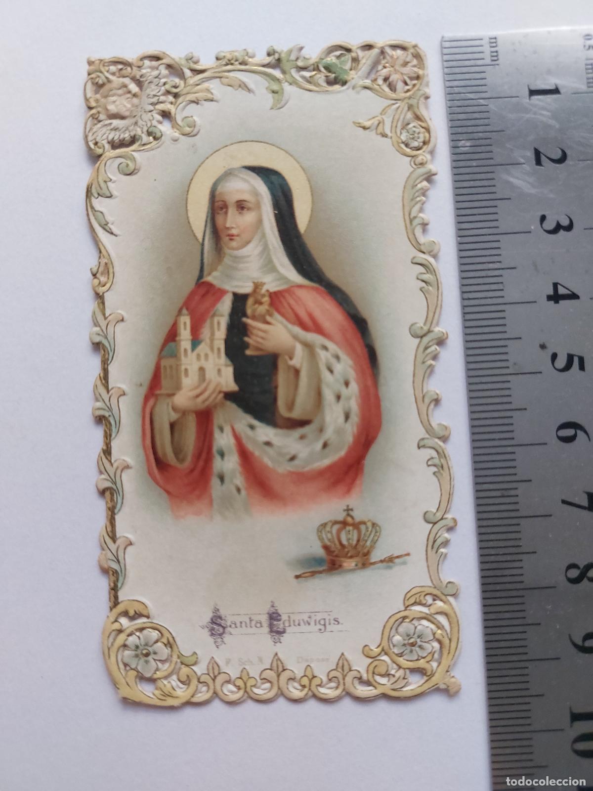 Postales: Estampa Devocional de Santa Eduviges con Oraci&oacute;n