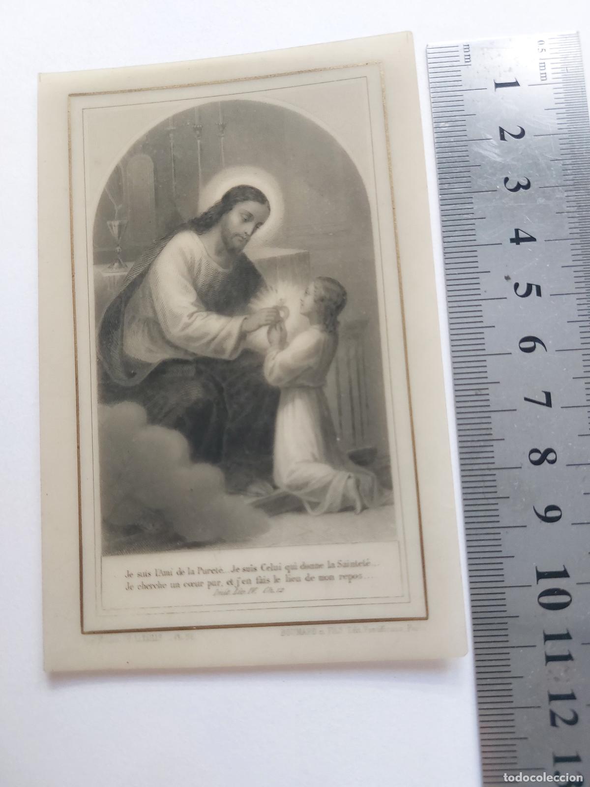 Postales: Estampa religiosa con imagen de Jes&uacute;s y ni&ntilde;o