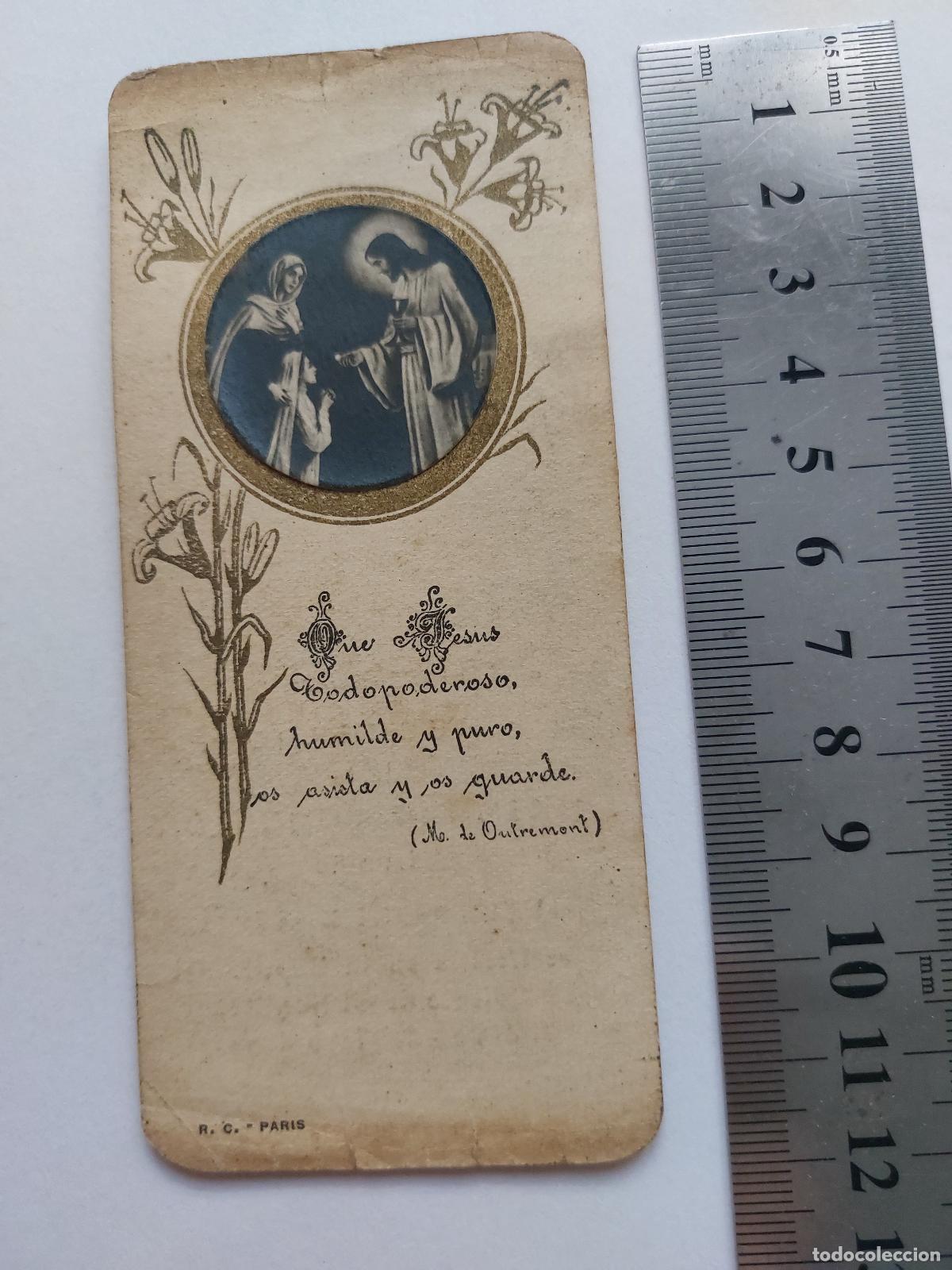 Postales: Estampa de recuerdo de Primera Comuni&oacute;n en El Bonillo