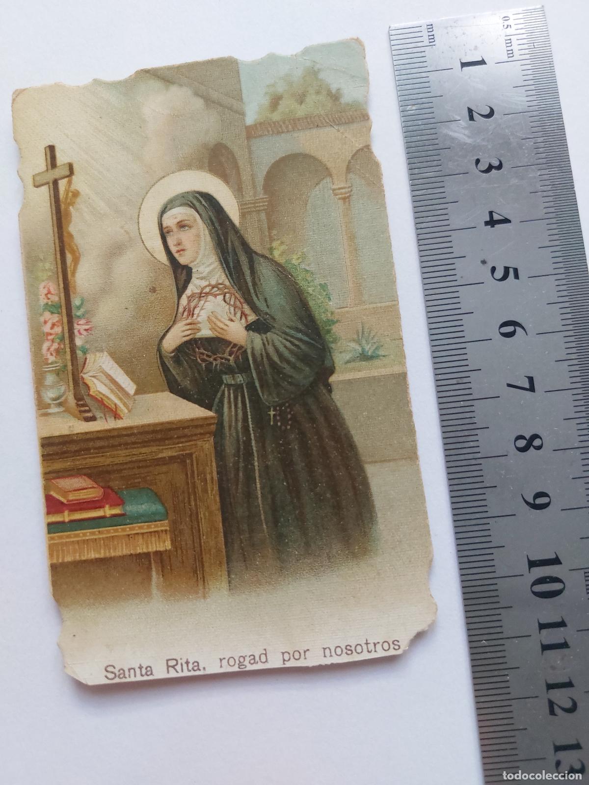 Postales: Estampa religiosa de Santa Rita de Cascia