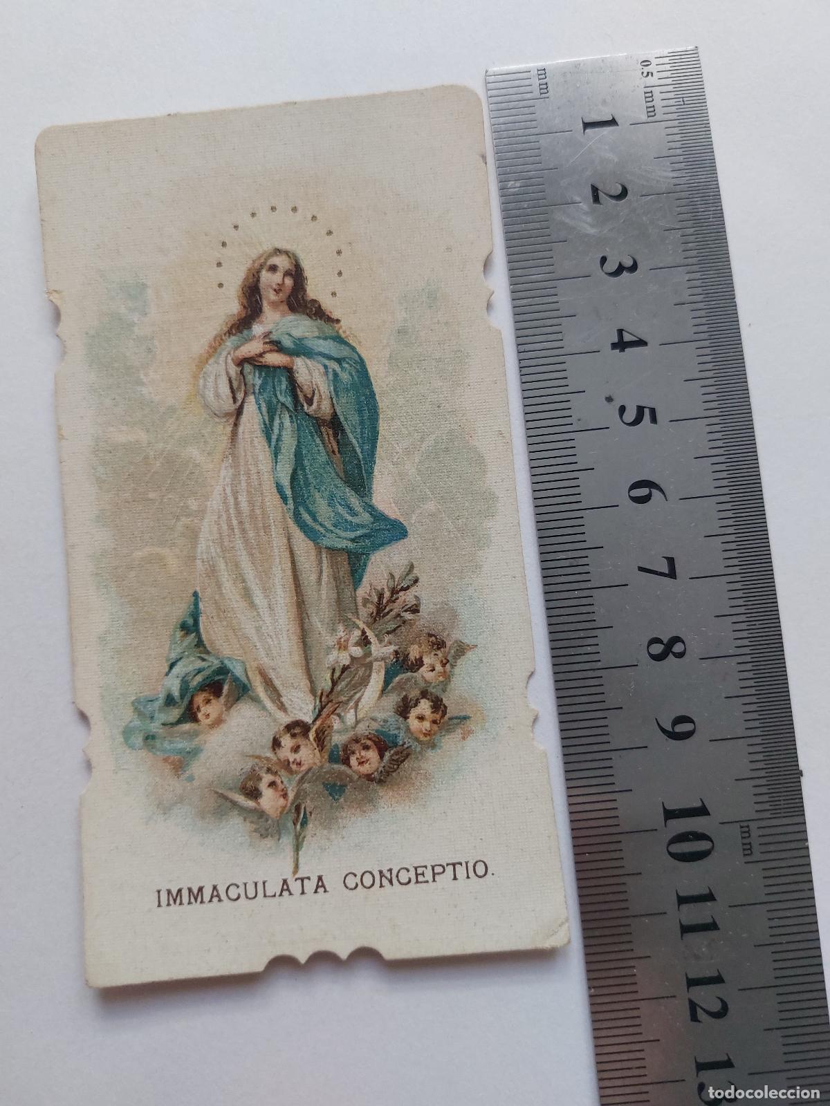 Postales: Estampa religiosa de la Inmaculada Concepci&oacute;n, Valencia