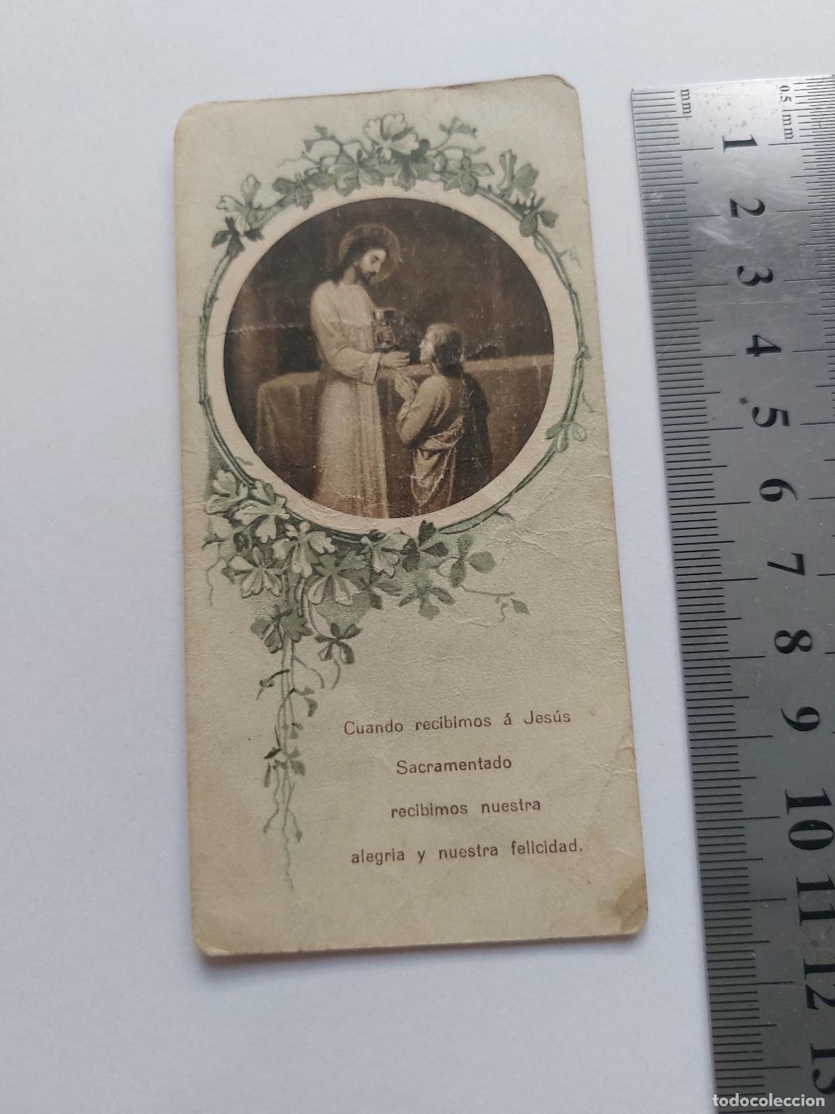 Postales: Estampa de Recuerdo de Primera Comuni&oacute;n en Valencia