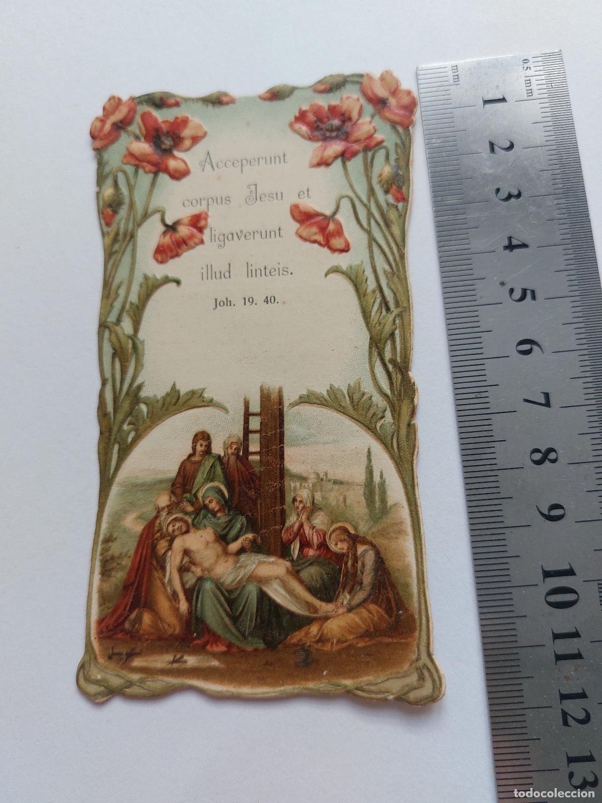 Postales: Estampa recordatorio de primera misa en Valencia