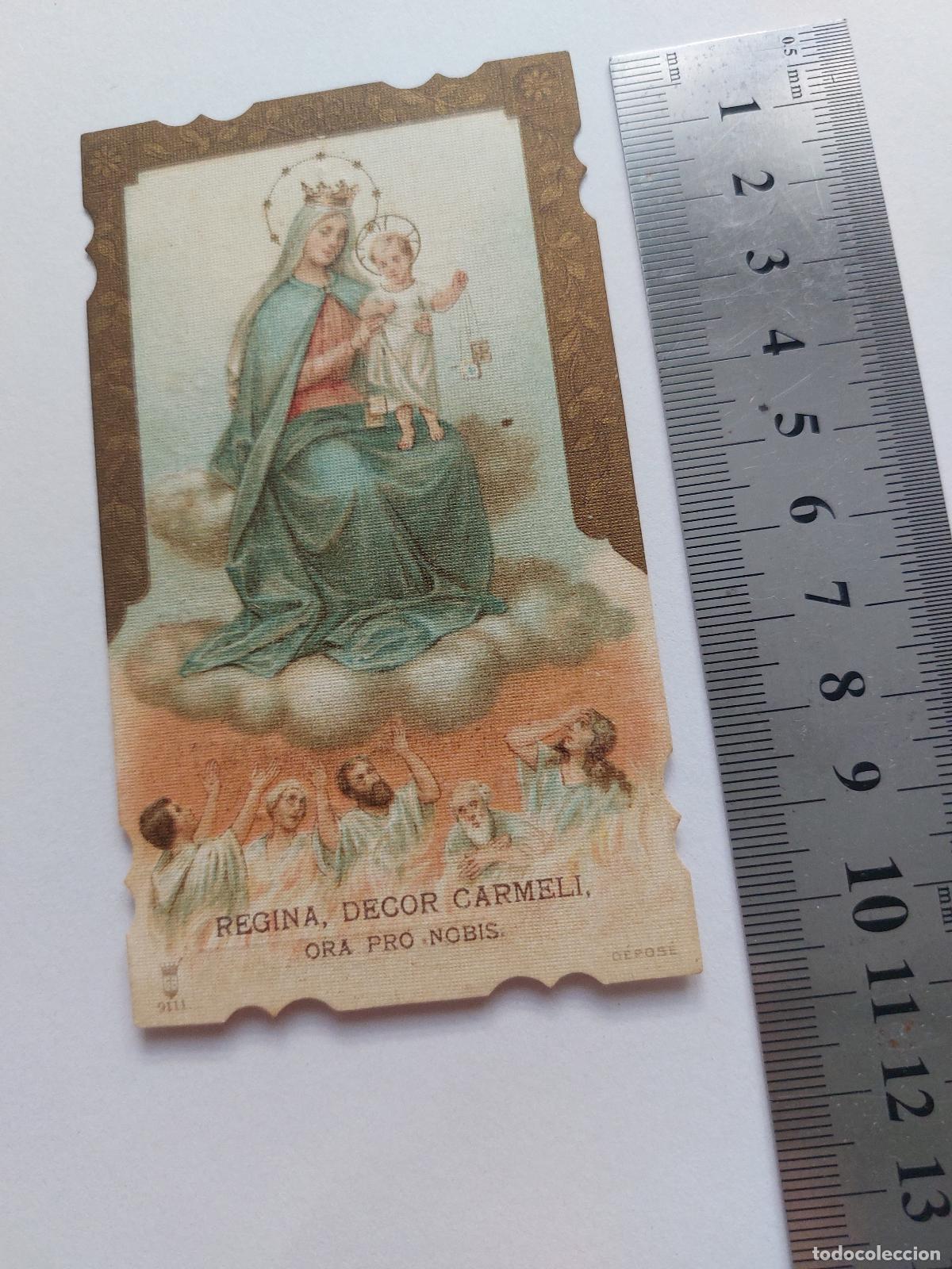 Postales: Estampa religiosa de recuerdo de votos en Tarragona