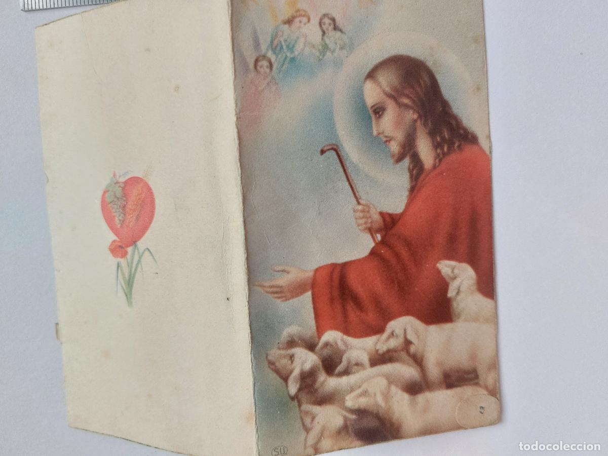 Postales: Estampa de Jesucristo Buen Pastor con Ovejas