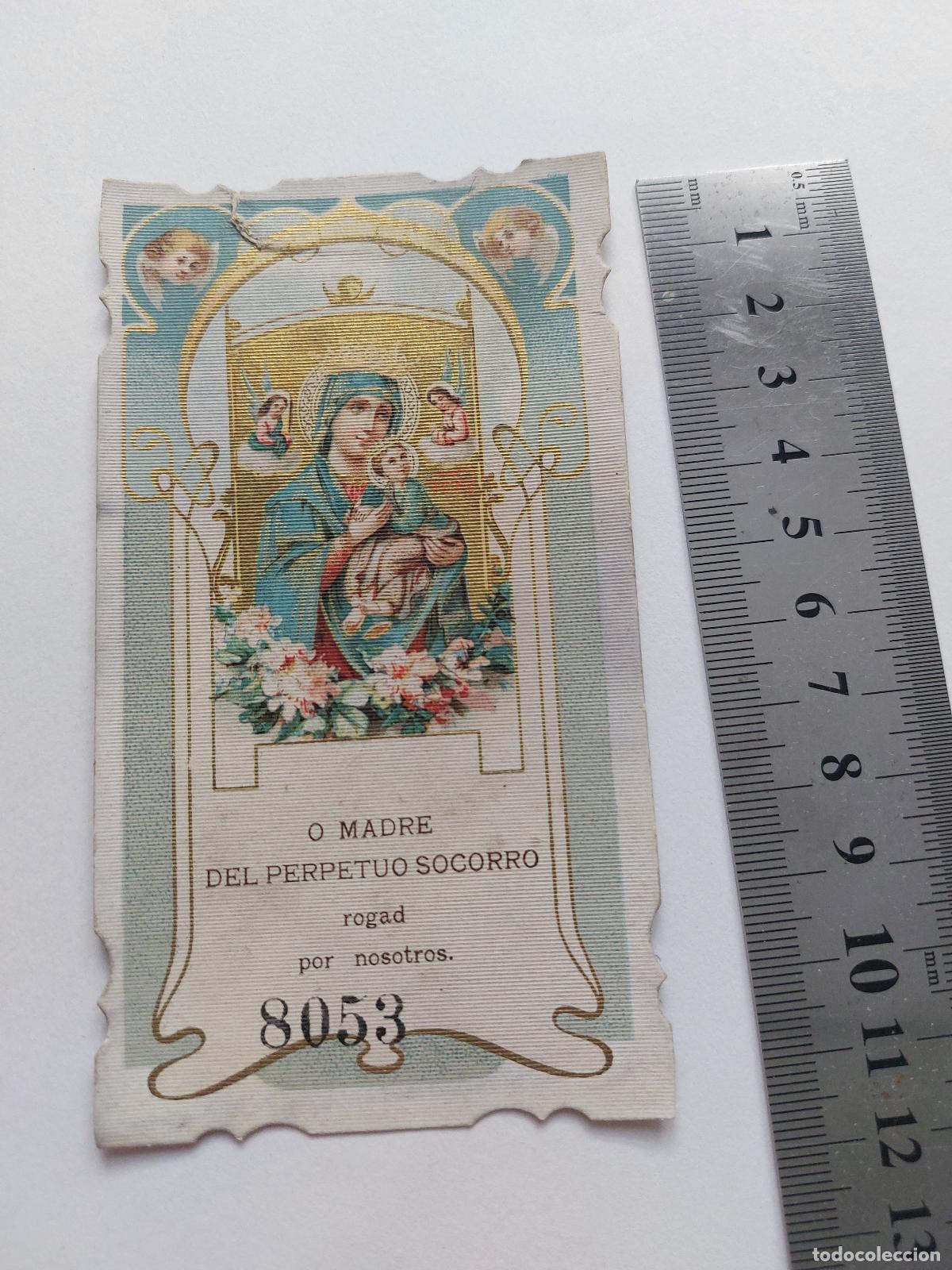 Postales: Estampa estampa religiosa de la Madre del Perpetuo Socorro