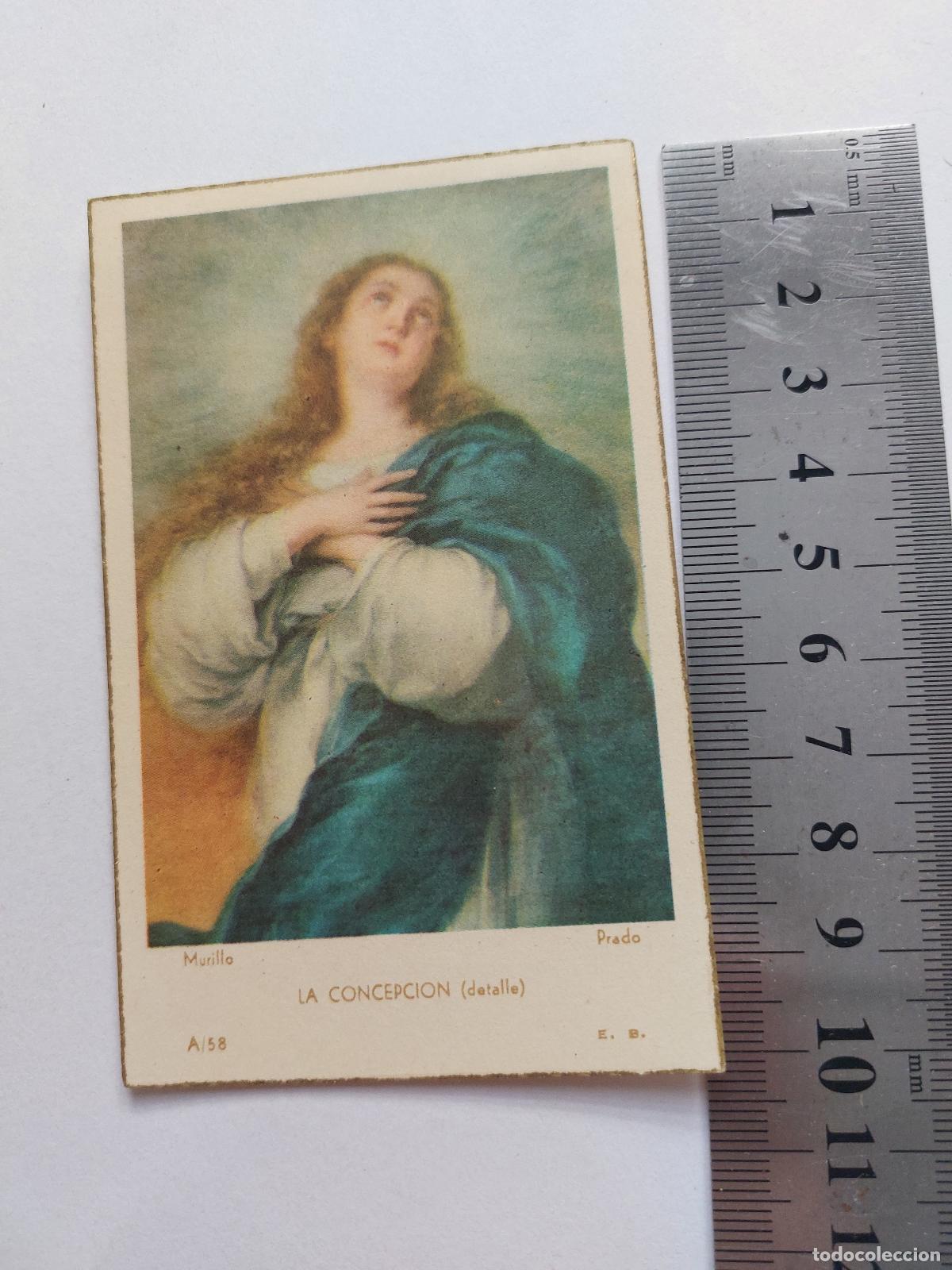 Postales: Estampa de arte La Inmaculada Concepci&oacute;n de Murillo