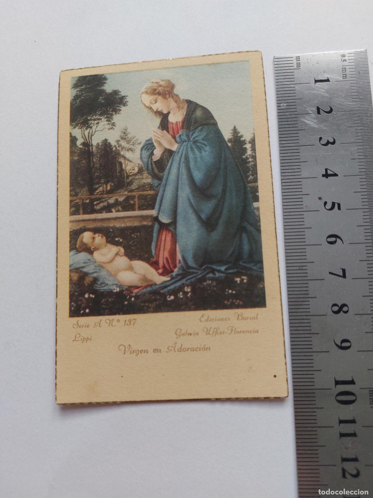 Postales: Estampa de la Adoraci&oacute;n del Ni&ntilde;o Jes&uacute;s por Filippo Lippi