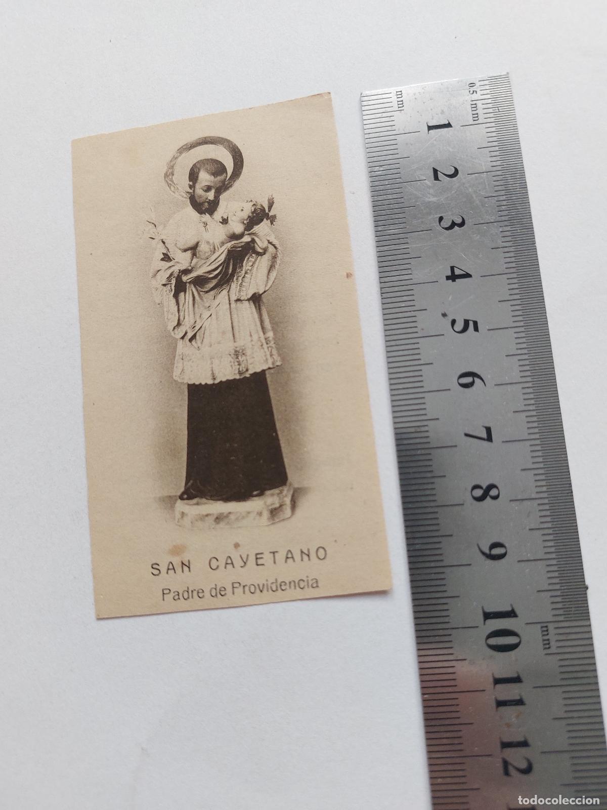 Postales: Estampa religiosa de San Cayetano, Padre de Providencia en Madrid