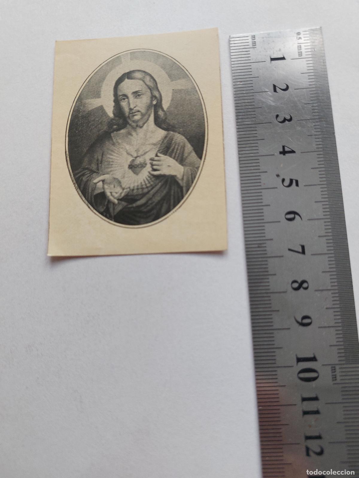 Postales: Estampa con imagen del Sagrado Coraz&oacute;n de Jes&uacute;s