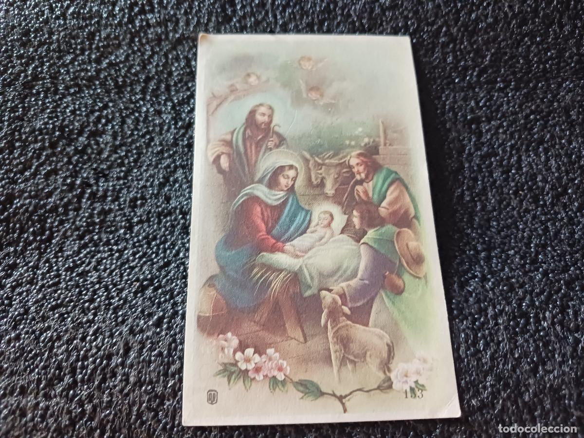 Postales: estampa religiosa antigua nacimiento ni&ntilde;o jesus 153