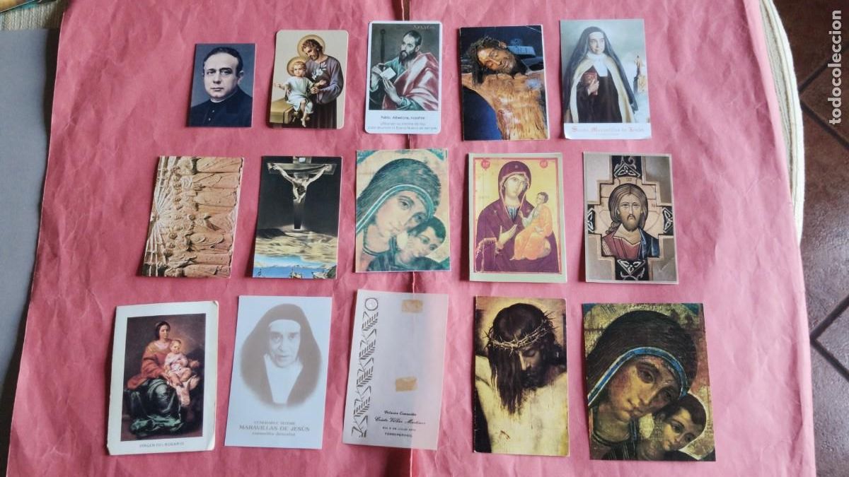 Postales: ESTAMPAS RELIGIOSAS.-LOTE DE 15 ESTAMPAS RELIGIOSAS.