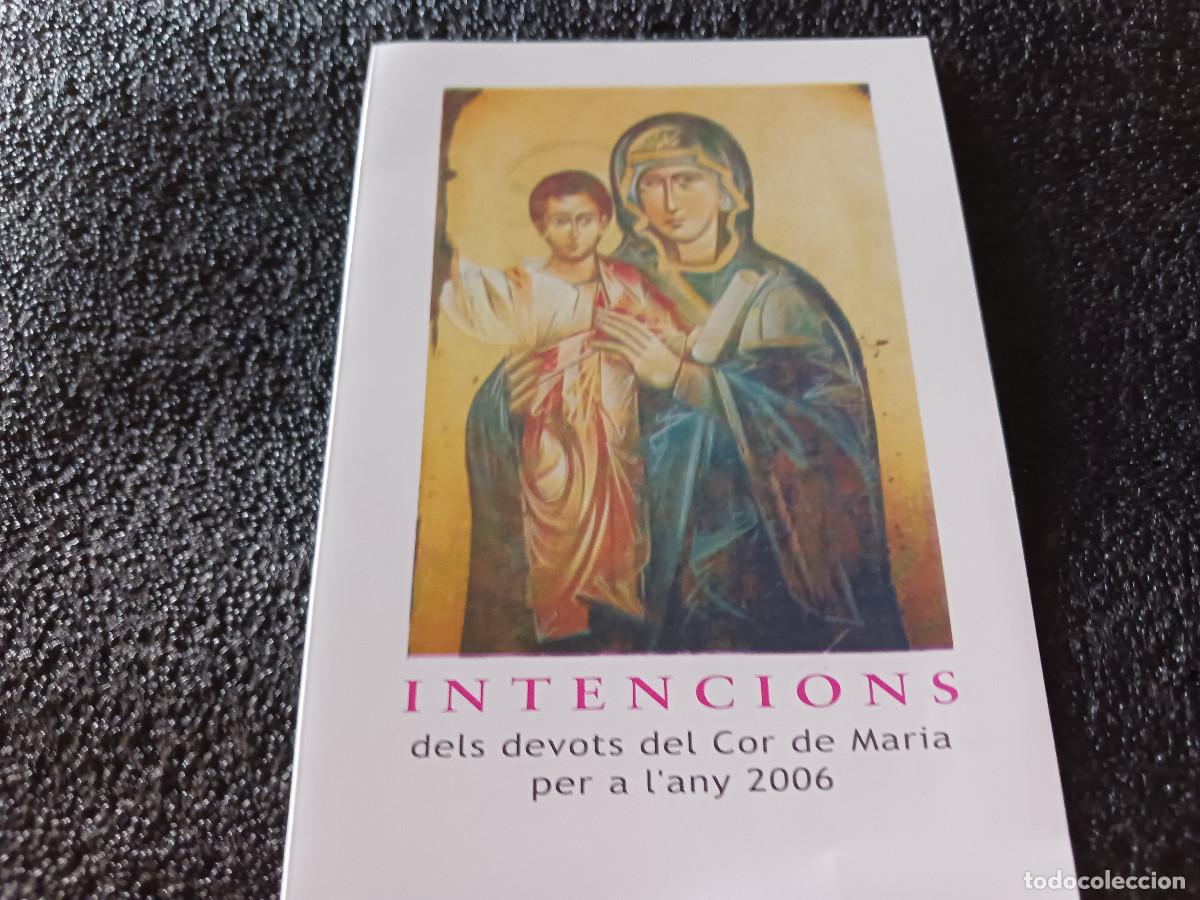Postales: diptic, intencions de devots del cor de maria, 2006, calendario mari&agrave;