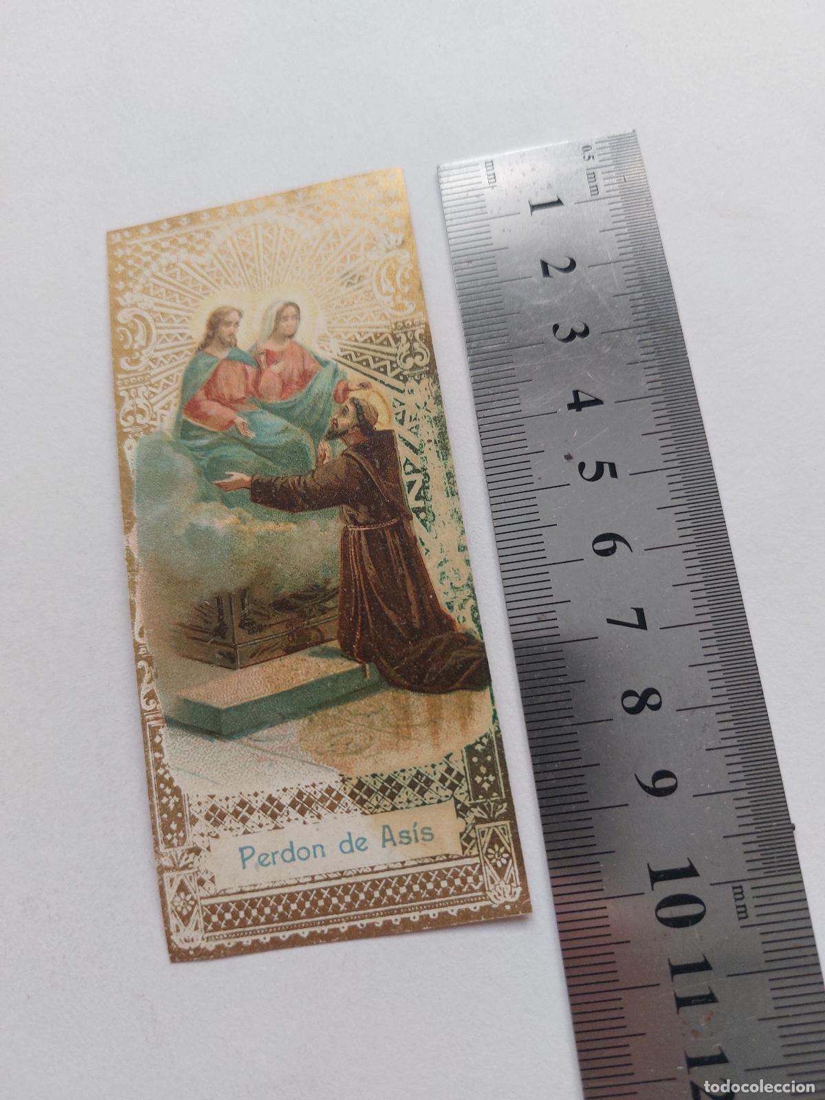 Postales: Estampa con representaci&oacute;n art&iacute;stica del Perd&oacute;n de As&iacute;s