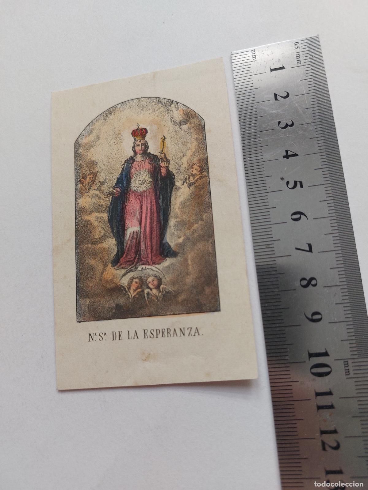 Postales: Estampa de Nuestra Se&ntilde;ora de la Esperanza