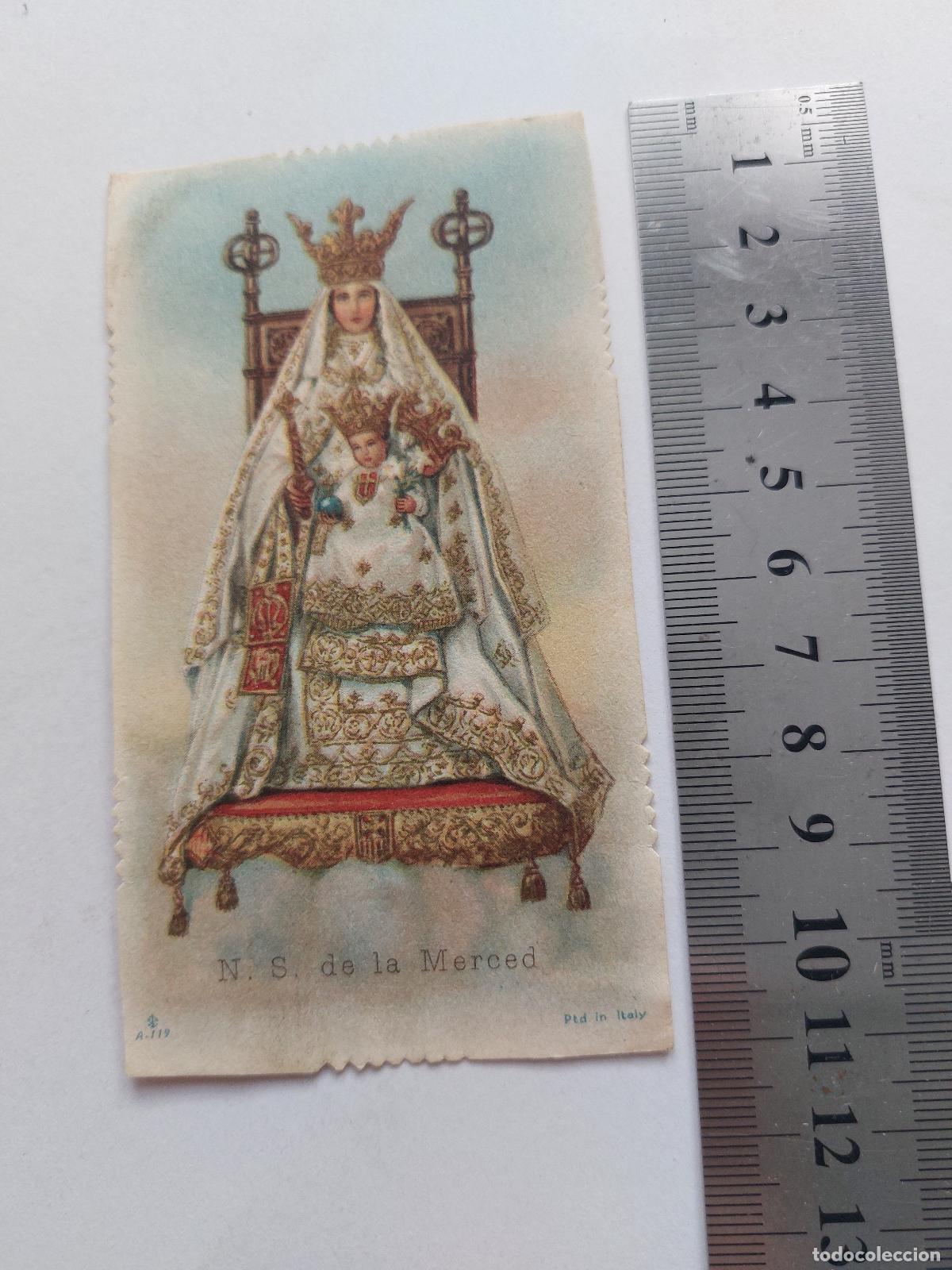 Postales: Estampa de Nuestra Se&ntilde;ora de la Merced