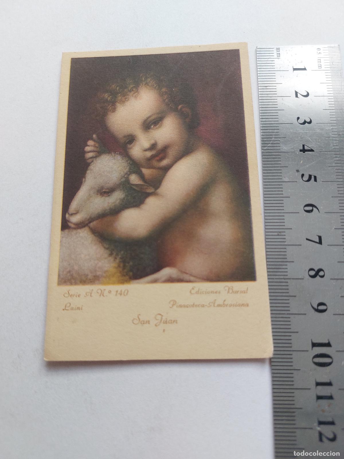 Postales: Estampa de San Juan Bautista Pinacoteca Ambrosiana
