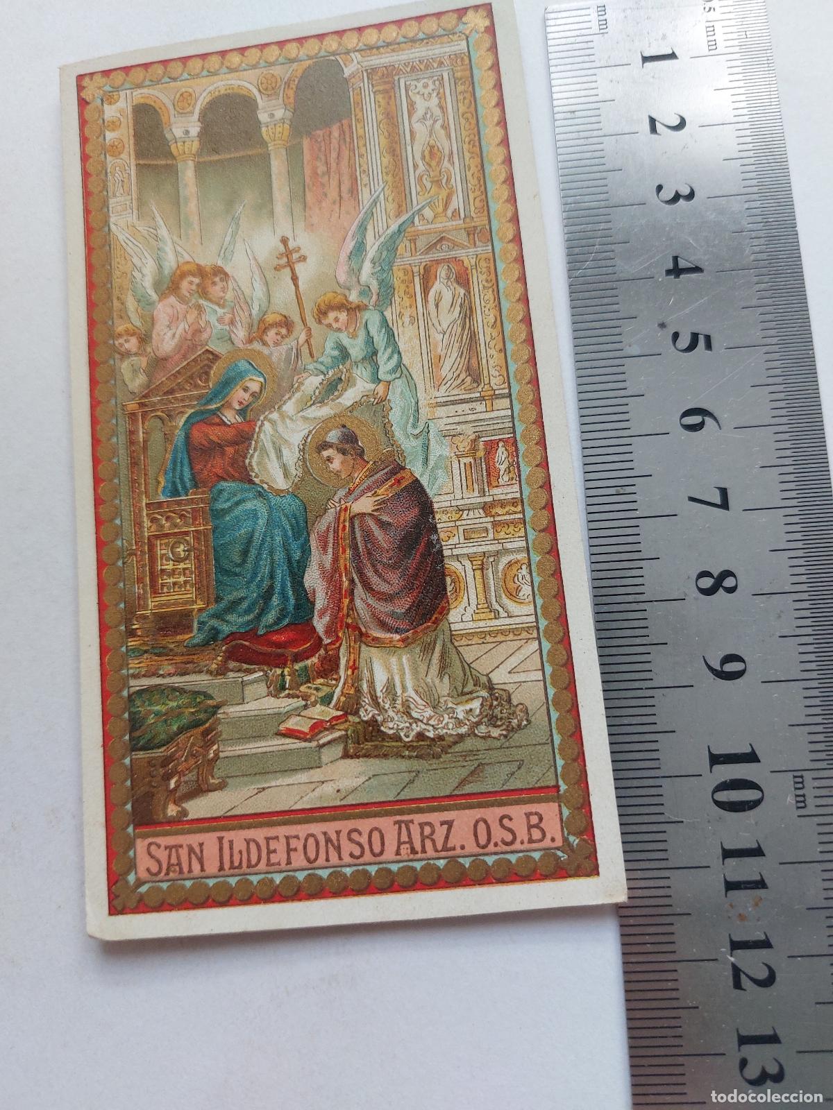 Postales: Estampa religiosa de San Ildefonso