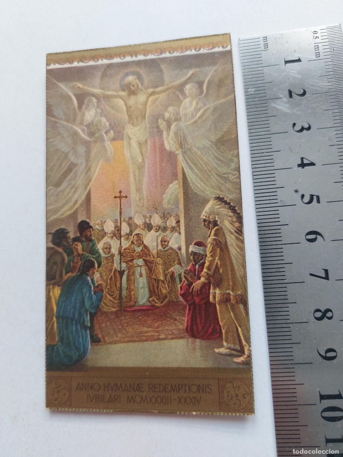 Postales: Estampa religiosa Anno Humanae Redemptionis Jubilari