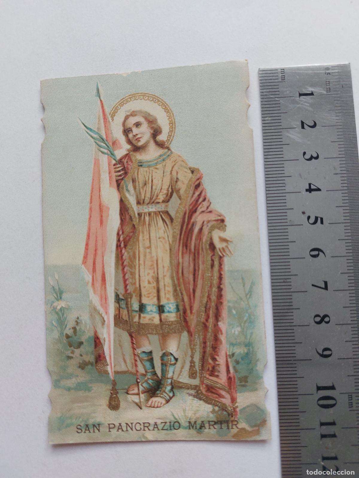 Postales: Estampa de San Pancracio M&aacute;rtir, Estampa Religiosa