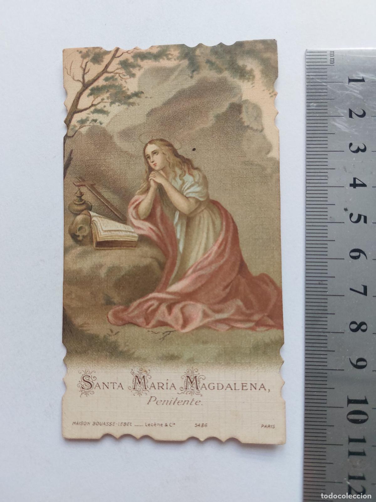 Postales: Estampa de Santa Mar&iacute;a Magdalena Penitente, Arte Religioso