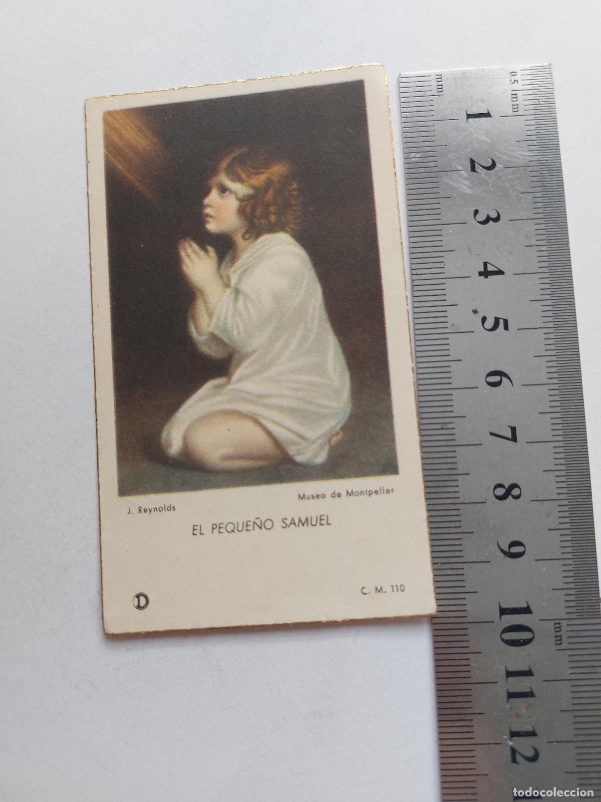Postales: Estampa con pintura El Peque&ntilde;o Samuel de Joshua Reynolds