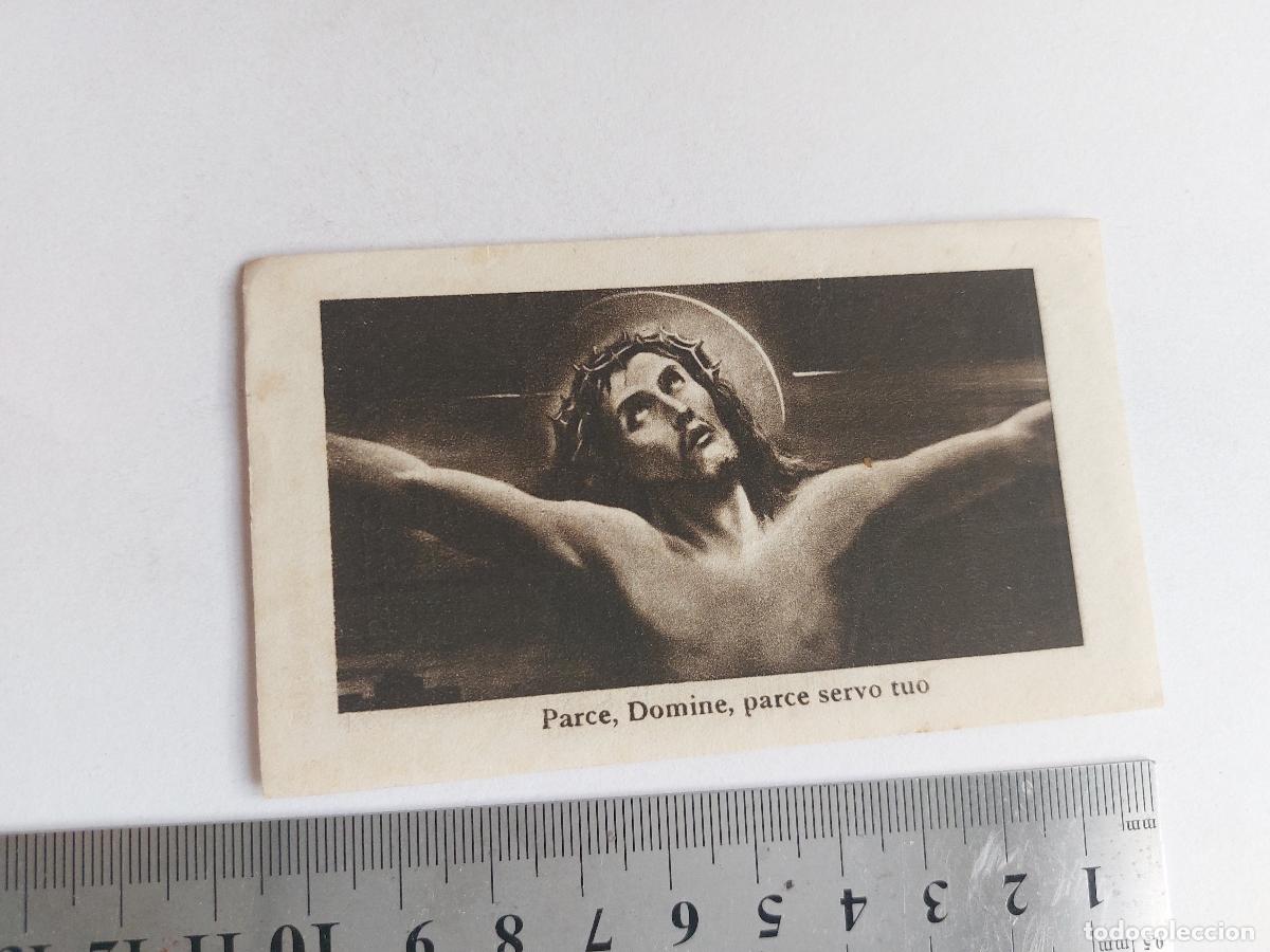 Postales: Estampa devocional con imagen de Jesucristo y Acto de Contrici&oacute;n