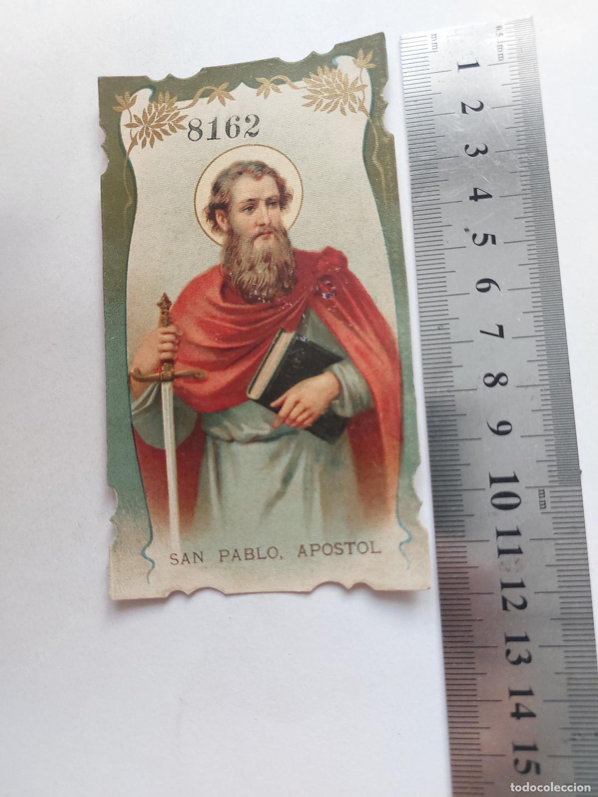 Postales: Estampa de San Pablo Ap&oacute;stol ilustraci&oacute;n cl&aacute;sica