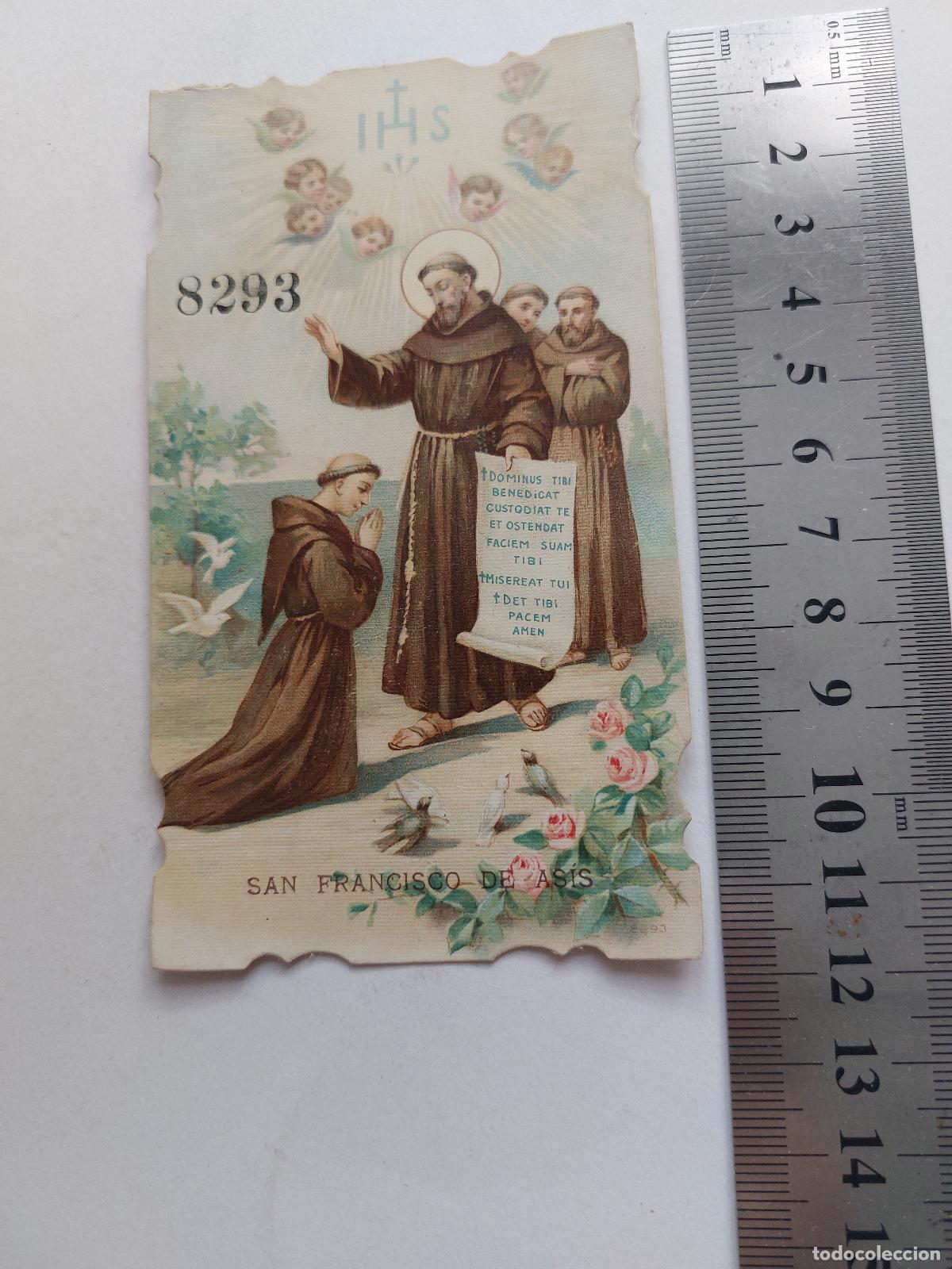 Postales: Estampa religiosa de San Francisco de As&iacute;s