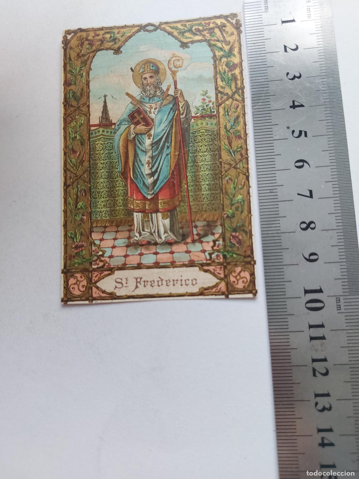 Postales: Estampa con imagen de San Federico de Utrecht