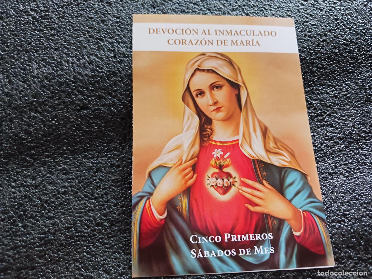 Postales: diptico devocion al inmaculado corazon de maria