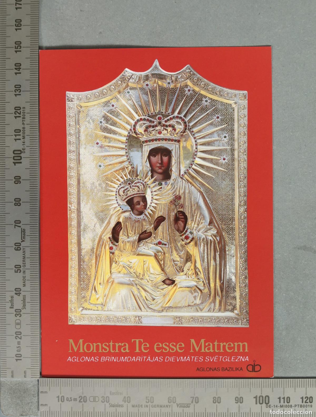 Postkarten: POSTAL. Monstra Te esse Matrem - Aglonas Brinumdaritajas Dievmates Svetglezna - Aglonas Bazilika